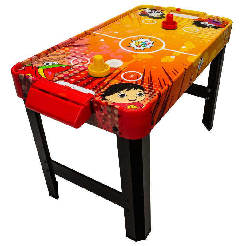 Photo 1 of Franklin Sports Ryans World Air Hockey - Table Top Game Perfect for Family Game Room Fun - Built-in Scoring for Kid Friendly Fun With Ryan!
