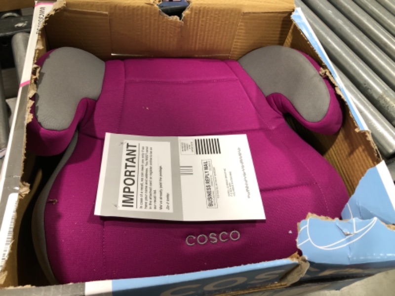 Photo 2 of Cosco Topside Booster Car Seat - Easy to Move, Lightweight Design (Magenta)
