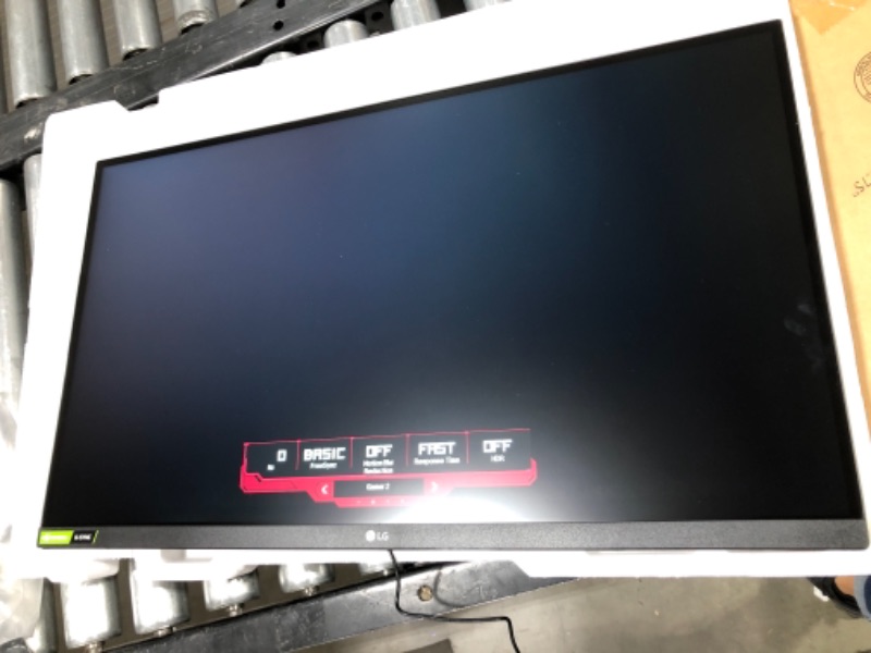 Photo 2 of LG 27GN650-B Ultragear Monitor 27” FHD (1920 x 1080) IPS Display, 144Hz Refresh Rate, NVIDIA G-SYNC, AMD FreeSync Premium, Tilt/Height/Pivot Adjustable Stand - black
