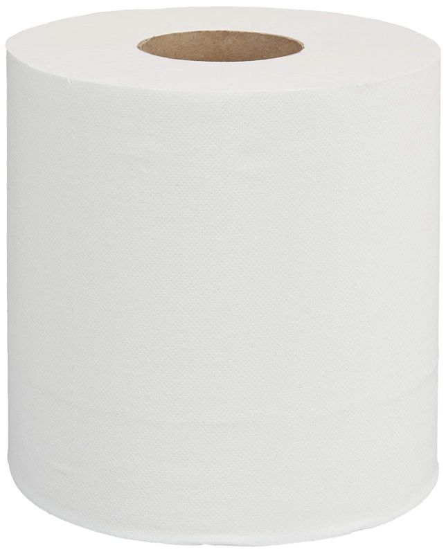 Photo 1 of AmazonCommercial Ultra Plus Center Pull Towels, 600 Towels per Roll, 6 Rolls
