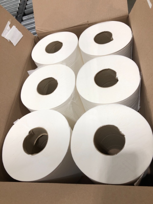 Photo 2 of AmazonCommercial Ultra Plus Center Pull Towels, 600 Towels per Roll, 6 Rolls
