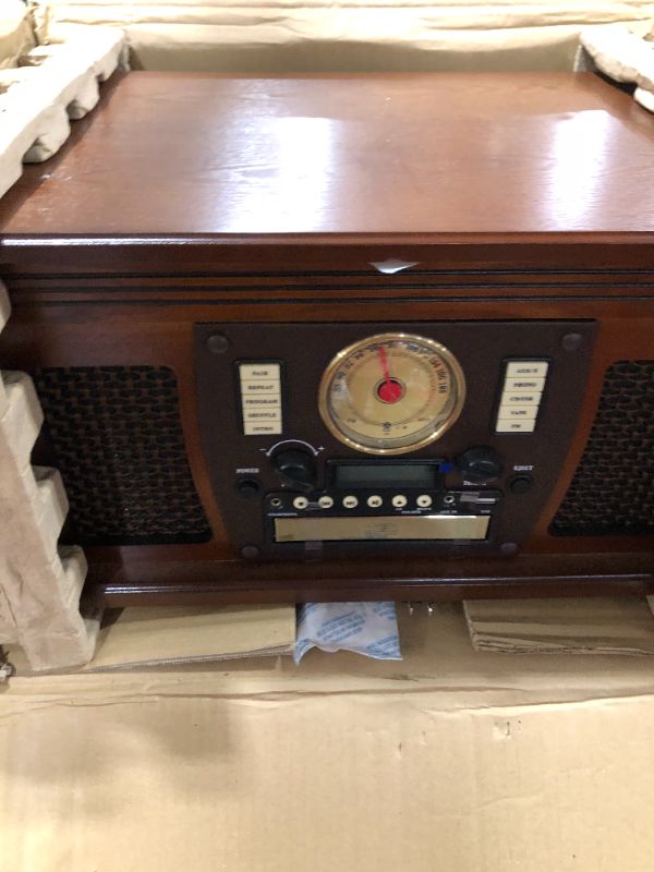 Photo 3 of Victrola 8-in-1 Bluetooth Record Player and Multimedia Center