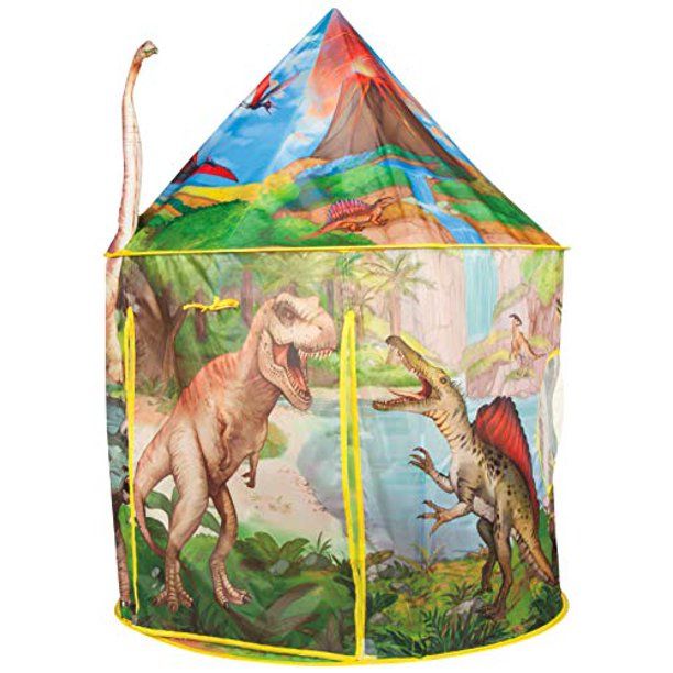 Photo 1 of Dinosaur Play Tent | Realistic Dino Indoor/Outdoor Pop-Up Playhouse for Boys and Gils
