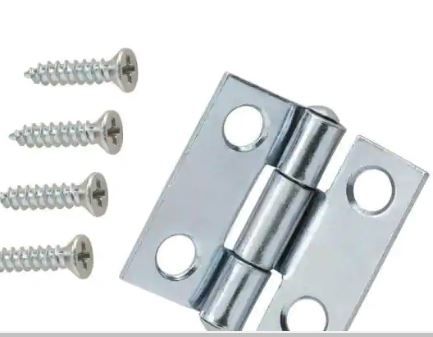 Photo 1 of 1 in. Zinc Plated Non-Removable Pin Narrow Utility Hinges (2-Pack)
BAG LOT
SOLD AS IS