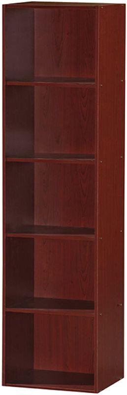 Photo 1 of HODEDAH IMPORT 5 Shelve Bookcase cabinet, Mahogany
