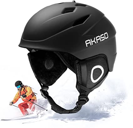 Photo 1 of AKASO Ski Helmet for Men and Women, Snowboard Helmet, Snow Sport Helmet, Goggles Compatible, Ski Helmet for Youth
