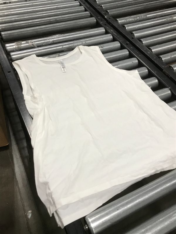 Photo 1 of Core 10 Women's Soft Pima Cotton Standard-Fit Full-Coverage Sleeveless Yoga Tank (XL)
