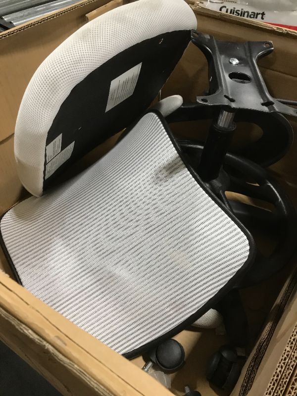 Photo 1 of White and Black Office Chair 