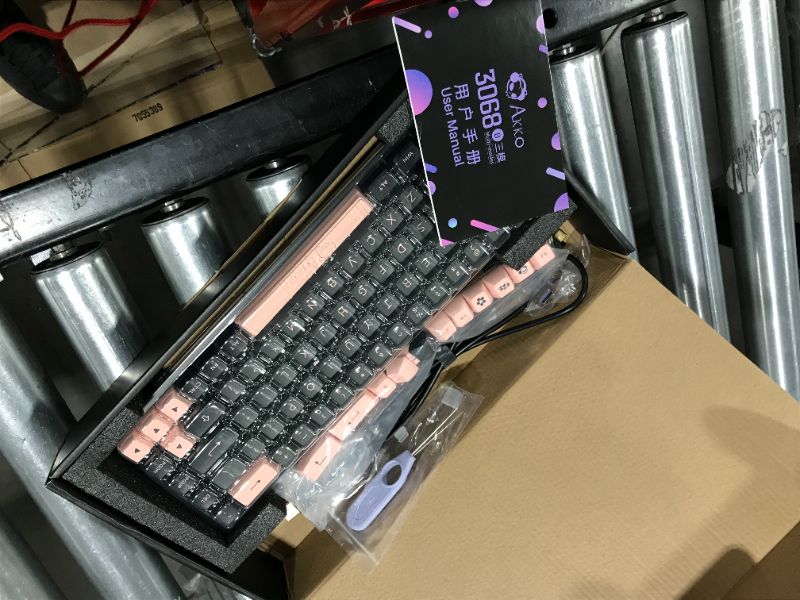 Photo 2 of EPOMAKER 3084B Plus Black&Pink 75% Hot Swap 2.4Ghz/Bluetooth/Wired Mechanical Gaming Keyboard, with Double-Shot PBT Keycaps, 3000mAh Long-Lasting Battery for Win/Mac/Linux (CS Jelly Purple)
