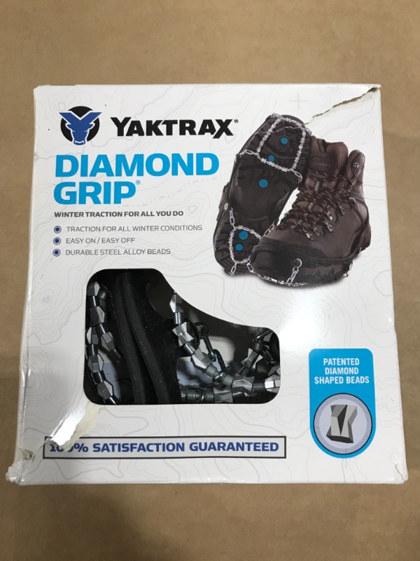 Photo 2 of Yaktrax Diamond Grip All-Surface Traction Cleats for Walking on Ice and Snow (1 Pair)

