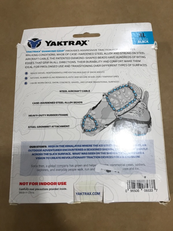 Photo 3 of Yaktrax Diamond Grip All-Surface Traction Cleats for Walking on Ice and Snow (1 Pair)
