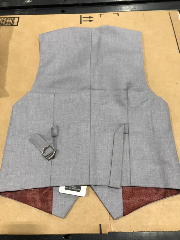 Photo 3 of BOYS' LIGHT GREY SUIT, SHIRT & TIE SET. SIZE 105.  