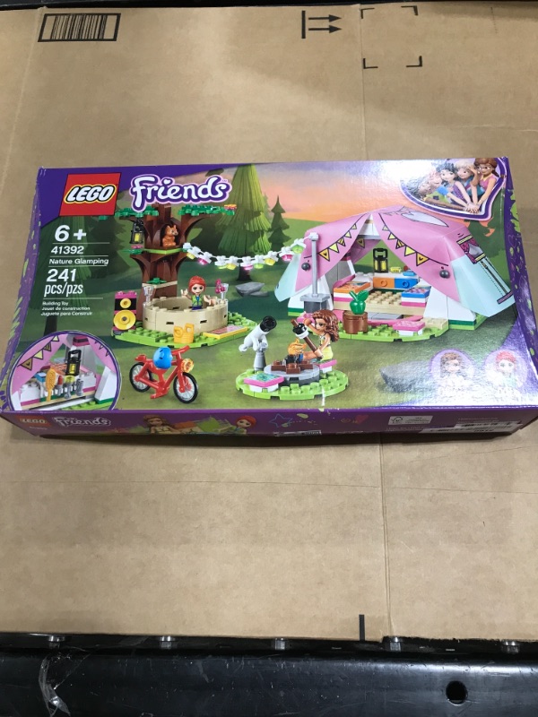 Photo 2 of LEGO Friends Nature Glamping 41392 Building Kit; Includes Friends Mia, a Mini-Doll Tent and a Toy Bicycle (241 Pieces)
