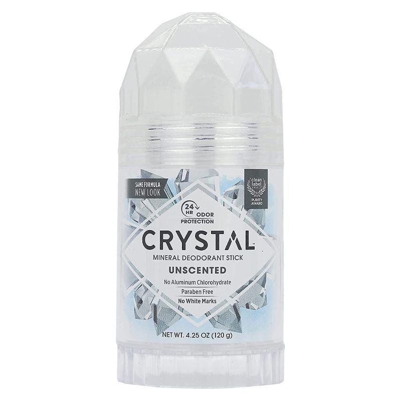 Photo 1 of CRYSTAL Deodorant Stick (30003), Unscented, 4.25 Ounce
PACK OF 3. 