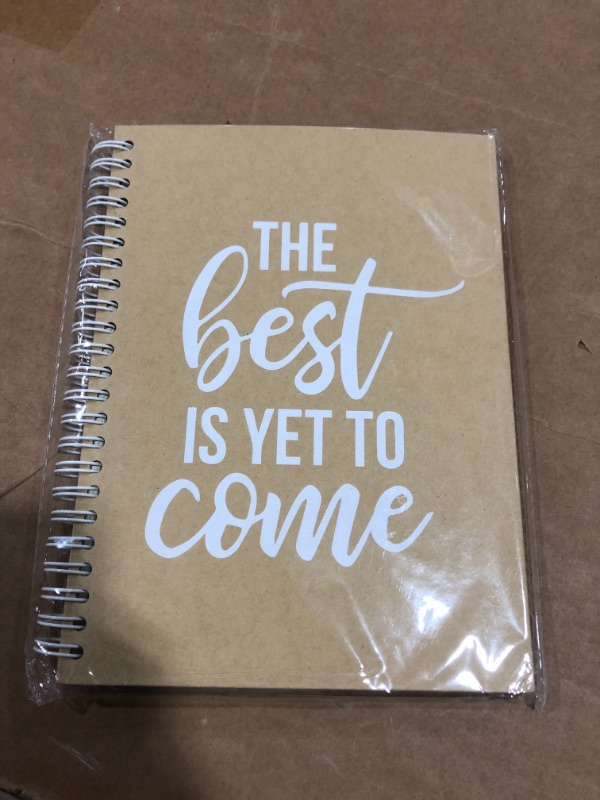 Photo 2 of Best Yet to Come Funny Motivational Inspirational Hardcover Spiral Notebook/Journal, Inspirational Notes Diary Book Gift for Women, Friend, Sister, student, Daughter
