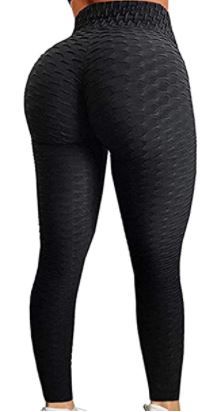 Photo 1 of RIOJOY Scrunch Butt Gym Booty Lifting Leggings for Women High Waist Tummy Control Yoga Capri Workout Pants with Pockets SIZE S 
