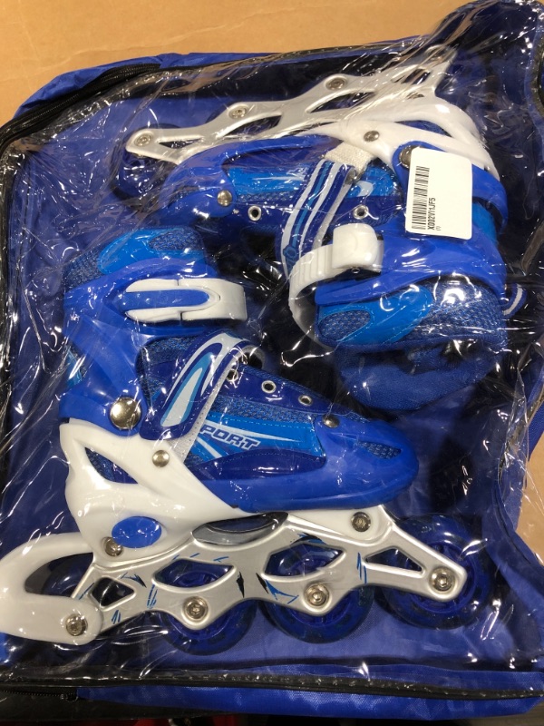 Photo 1 of BLUE ROLLER SKATES FOR KIDS