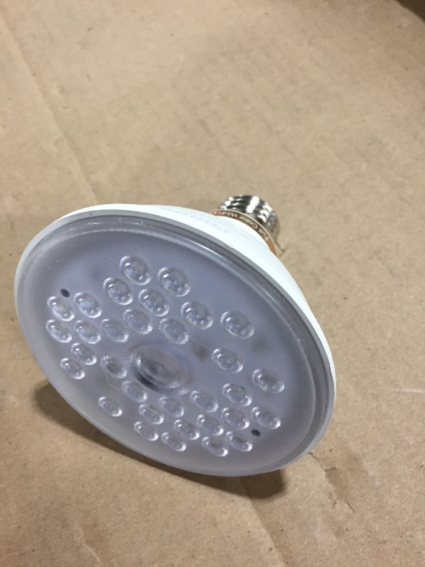 Photo 2 of Color and Tunable White PAR30S 75W Equivalent Dimmable Smart Wi-Fi WiZ Connected LED Light Bulb
