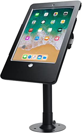 Photo 1 of iPad Tabletop Mount – CTA Height-Adjustable Tabletop Security Mount with Lock and Key Security System - Compatible with iPad Pro 9.7”, iPad 5th & 6th Gen, and iPad Air 1-2 (PAD-HAT9)
