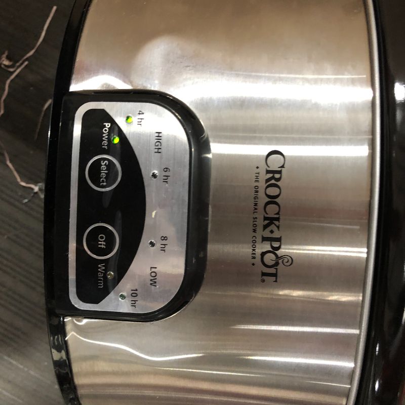 Photo 1 of Crock-pot SCCPVF620S Smart Pot Slow Cooker with Easy to Clean Stoneware | Programmable 6 Quart | Stainless Steel

