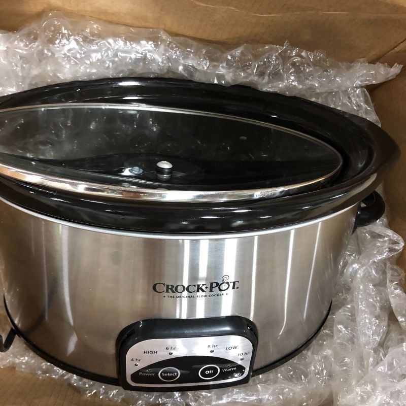 Photo 2 of Crock-pot SCCPVF620S Smart Pot Slow Cooker with Easy to Clean Stoneware | Programmable 6 Quart | Stainless Steel
