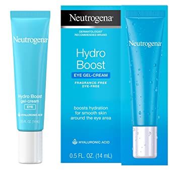 Photo 2 of Neutrogena Hydro Boost Hydrating Gel Eye Cream with Hyaluronic Acid, Dermatologist Recommended Water Gel Under-Eye Cream, Oil-, Dye- & Fragrance Free
