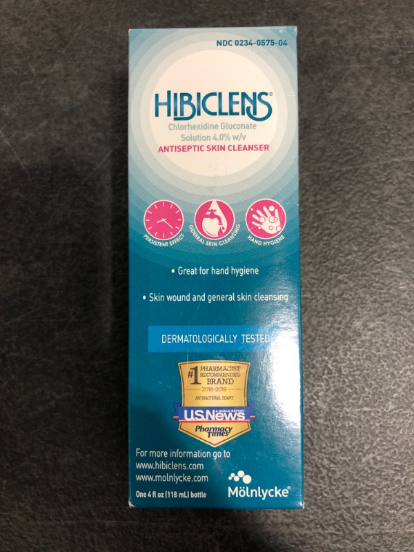 Photo 2 of Hibiclens Antiseptic Antimicrobial Skin Cleanser 4oz Foam Pump
BB 02/2022.