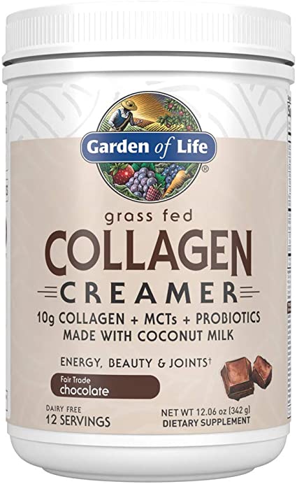 Photo 1 of Garden of Life Grass Fed Collagen Creamer Powder - Chocolate, 12.06 Ounce (Pack of 1)
BB 02/2022.