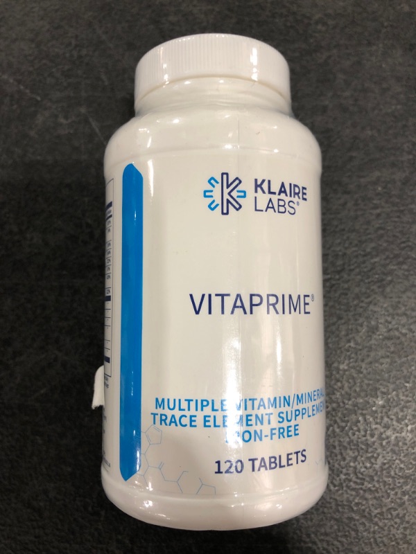 Photo 2 of Klaire Labs   VitaPrime® (Iron-Free) - 120 Tablets
BB 01/2022.