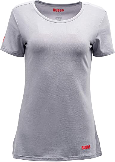 Photo 1 of bubba Women's Bahura Short Sleeve Shirt
SIZE SMALL. GREY.