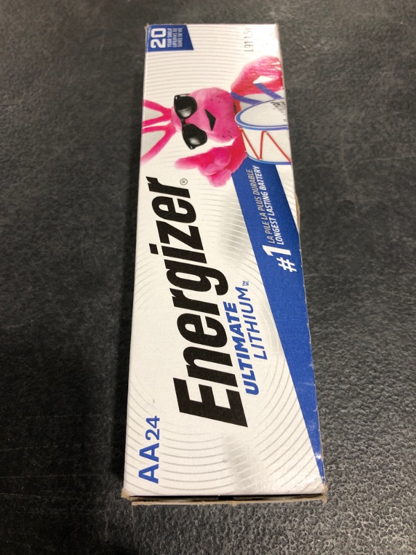 Photo 2 of Energizer Ultimate Lithium AA Batteries, 1.5V, 24/Box
