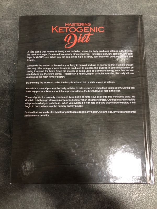 Photo 3 of Mastering Ketogenic Diet: A Factual Guide To Delicious Low Carb Ketogenic Recipes For Fat Burning And Permanent Weight Loss Hardcover

