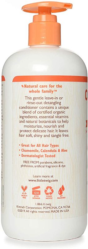 Photo 2 of Little Twig Conditioner, Natural Plant Derived Formula, Tangerine, 17 fl oz.
08/2024.