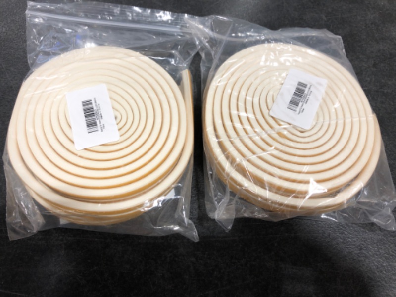Photo 3 of 33Feet Long Weather Stripping,Insulation Weatherproof Doors and Windows Seal Strip,Collision Avoidance Rubber Self-Adhesive Weatherstrip,2 Rolls(White)
LOT OF 2. 