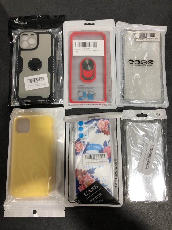 Photo 1 of VARIOUS SMARTPHONE CASES, LOT OF 6 ITEMS.