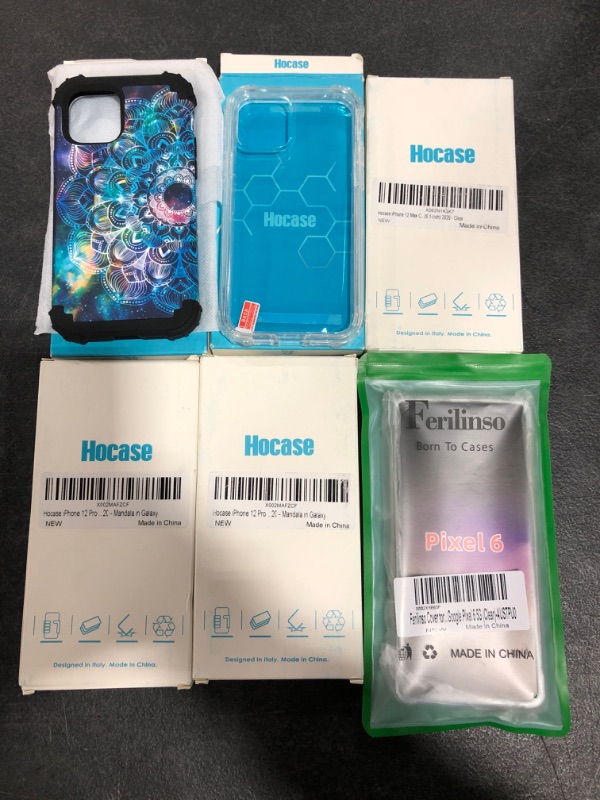 Photo 1 of VARIOUS SMARTPHONE CASES, LOT OF 6 ITEMS.