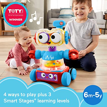 Photo 2 of Fisher-Price 4-in-1 Ultimate Learning Bot, Electronic Activity Toy with Lights, Music and Educational Content for Infants and Kids 6 Months to 5 Years, Multi
