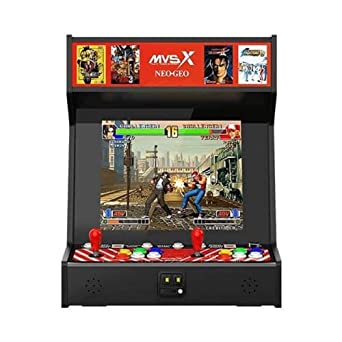 Photo 1 of SNK Neogeo MVSX Counter Top Arcade Machine with 50 SNK Classic Games. PRIOR USE. POWERS ON, SCREEN DOES NOT OPERATE AS SHOULD. FOR PARTS/REPAIR.
