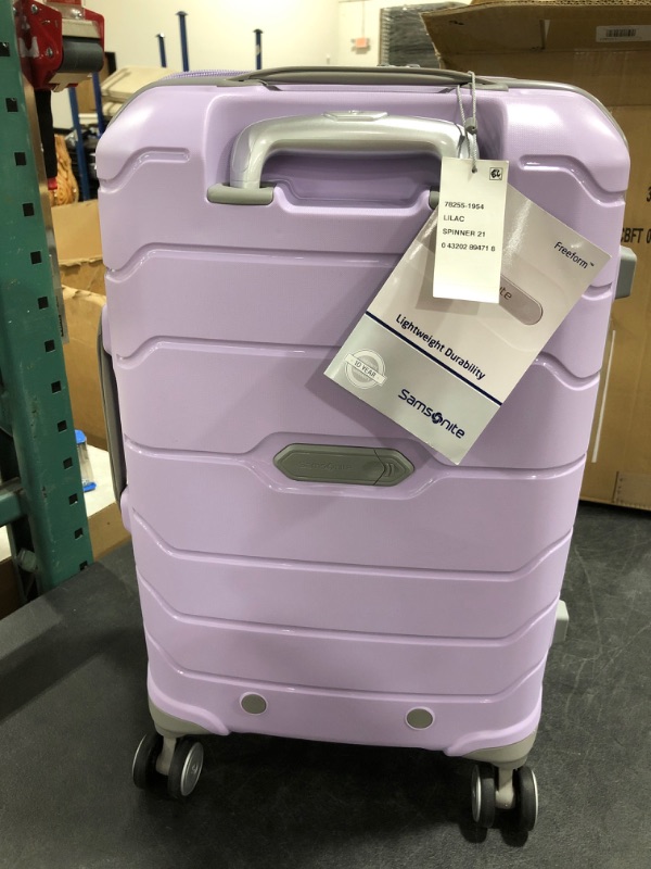 Photo 3 of Samsonite Freeform Hardside Expandable with Double Spinner Wheels, Lilac, Carry-On 21-Inch
