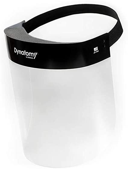 Photo 1 of Dynatomy Face Shields 2-Pack, Made in USA, Full Coverage PPE by D'Addario (DFSM-1-2)
LOT OF 2.
