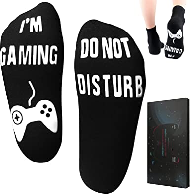 Photo 1 of Do Not Disturb I'm Gaming Socks, Gaming Sock Novelty Gifts for Teen Boys Mens Gamer Kids Sons Husbands Dad Father
LOT OF 2.