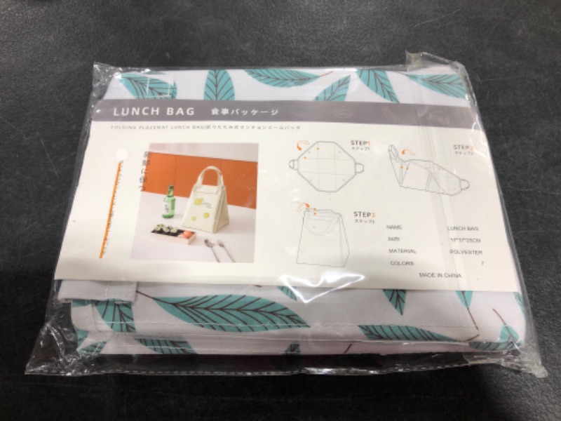 Photo 1 of FOLDING PLACEMAT LUNCH BAG