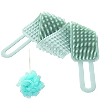 Photo 1 of Back Scrubber for Shower(31.5 inches), Updated Silicone Body Brush Back Washer for Deep Clean and Massage for Women Men
