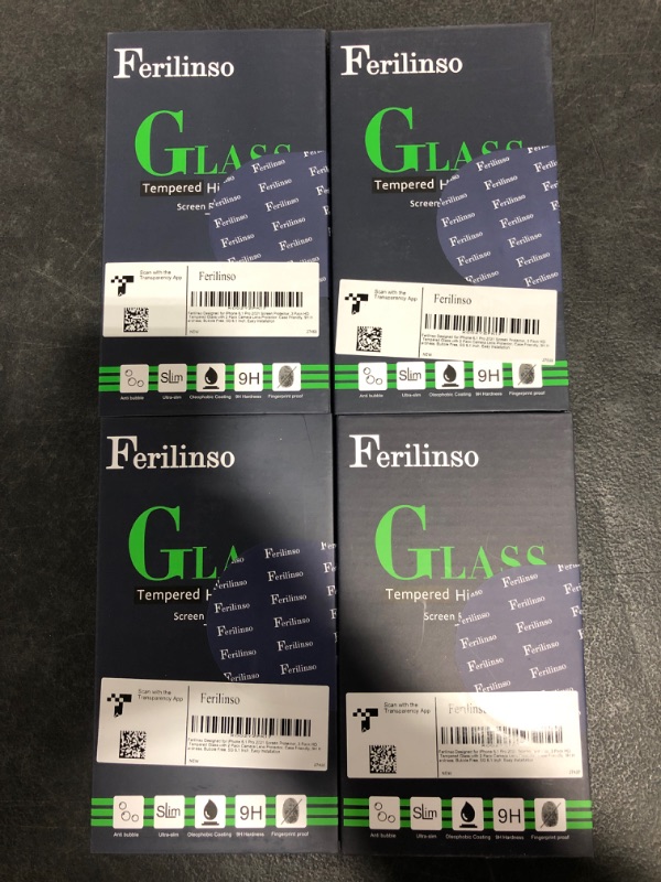 Photo 1 of APPLE IPHONE 6.1 PRO SCREEN PROTECTORS, LOT OF 4 ITEMS.