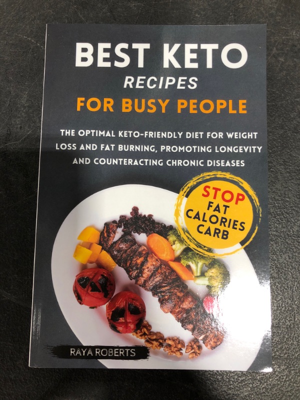 Photo 2 of Best Ketop Diet for Busy People: The optimal keto-friendly diet for weight loss and fat burning, promoting longevity and counteracting chronic diseases Paperback
