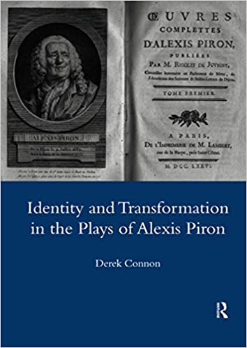 Photo 1 of Identity and Transformation in the Plays of Alexis Piron 1st Edition
