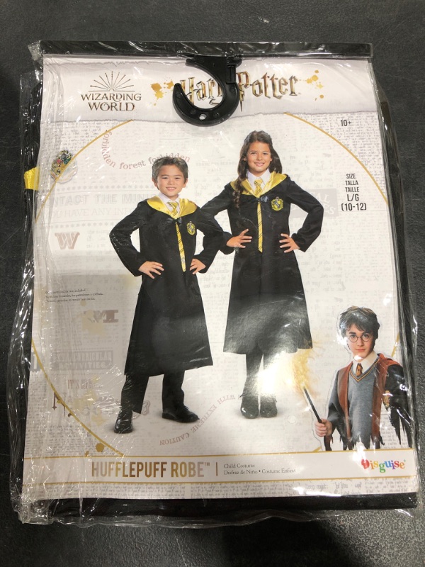 Photo 3 of Harry Potter Robe, Official Hogwarts Wizarding World Costume Robes, Classic Kids Size Dress Up Accessory
