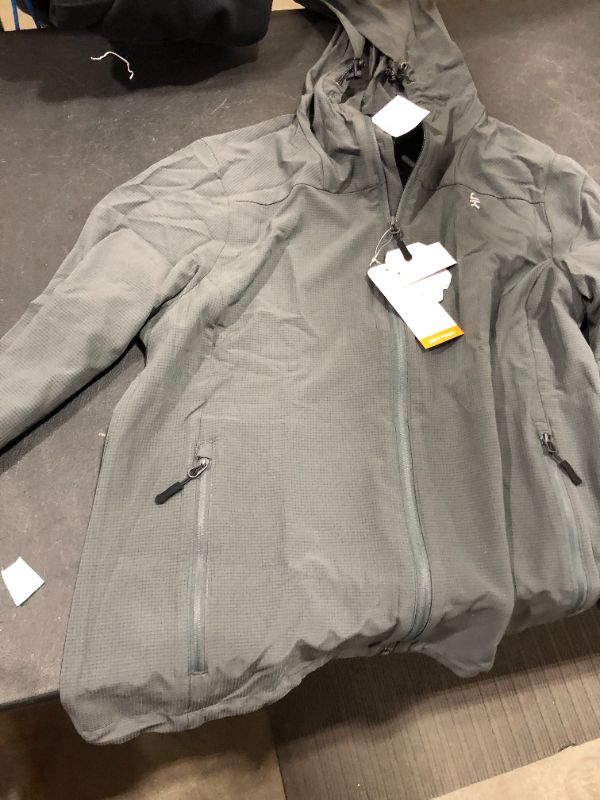 Photo 1 of Mens (XL) GREY HDX Stretch Fit Windbreaker Jacket