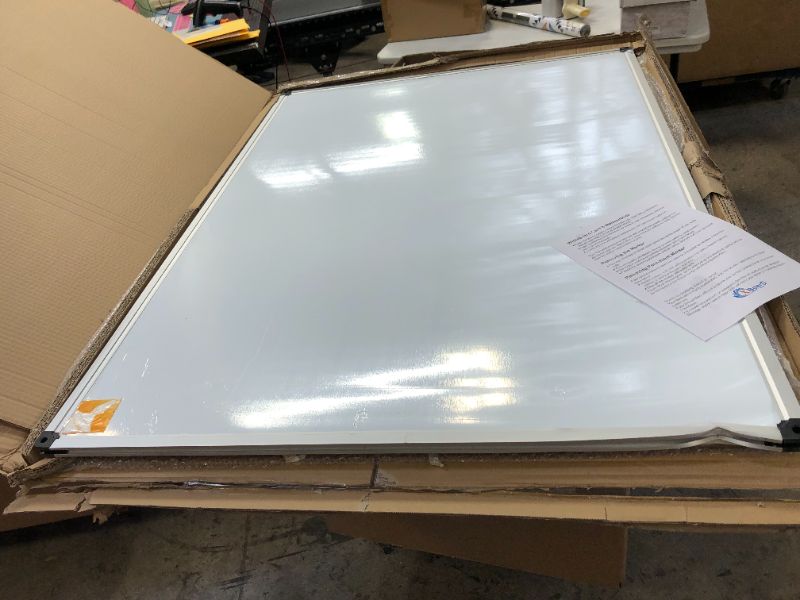 Photo 5 of XBoard Magnetic Whiteboard 48 x 36, White Board 4 x 3, Dry Erase Board with Detachable Marker Tray
