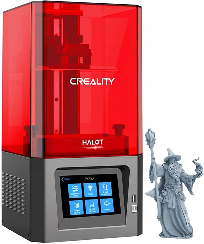 Photo 1 of Creality Official HALOT-ONE (CL-60) Resin 3D Printer with Precise Intergral Light Source, WiFi Control and Fast Printing,Dual Cooling & Filtering System, Assembled Out of The Box
